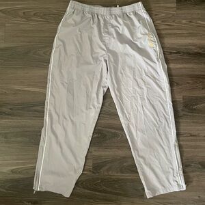 Men’s Vintage Gray and Gold Champion Track Pants